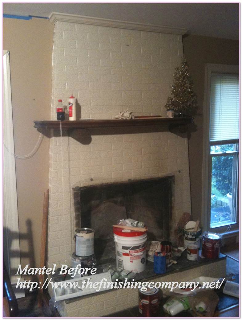 How To Extend Mantel. Replace Masonry Chimney 