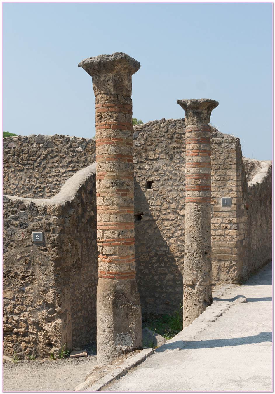 Stone Masonry Pillars